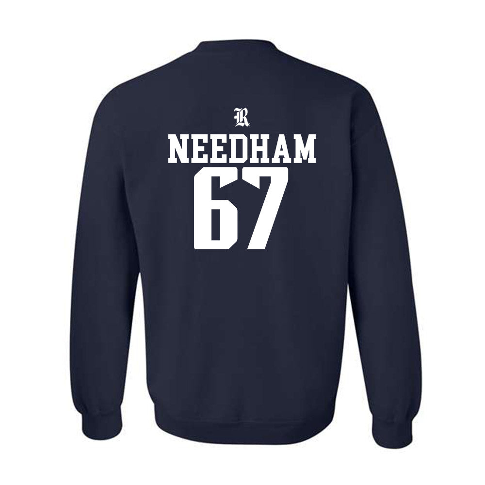Rice - NCAA Football : Luke Needham - Classic Shersey Crewneck Sweatshirt-1