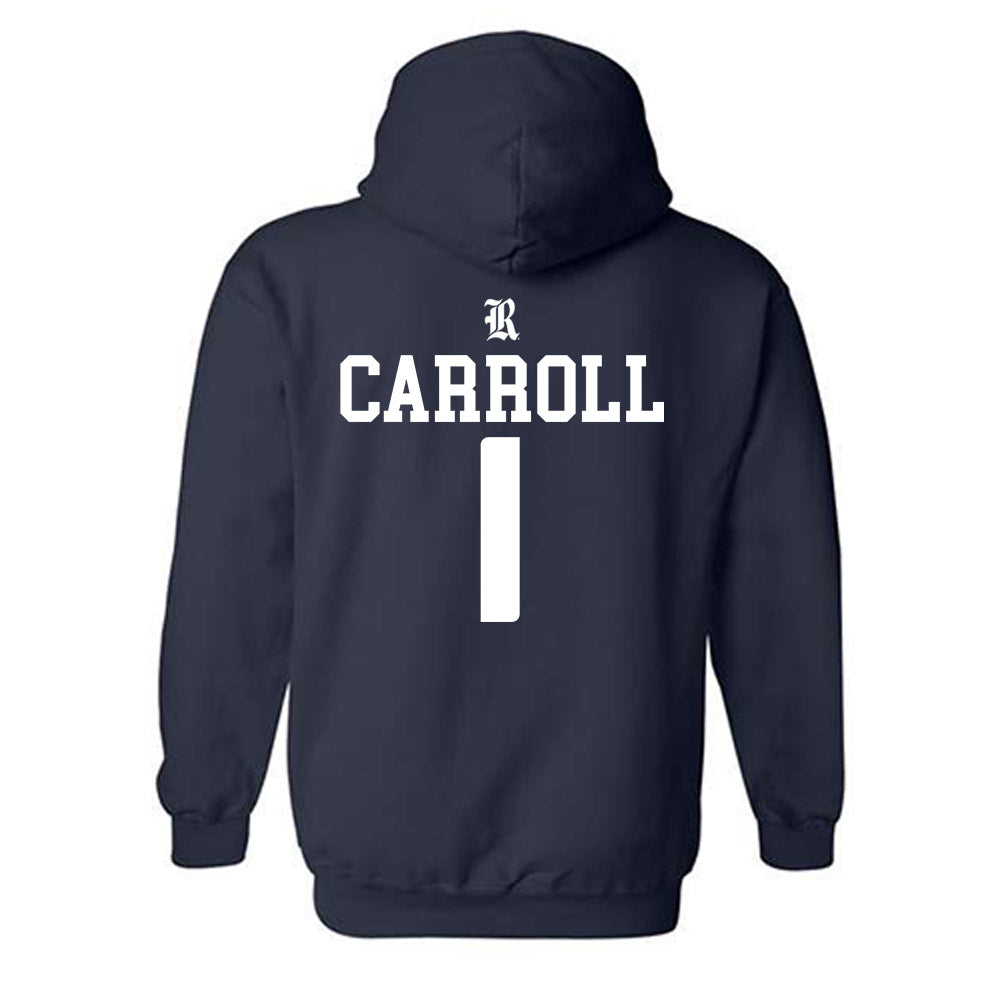 Rice - NCAA Men's Basketball : Cam Carroll - Classic Shersey Hooded Sweatshirt-1