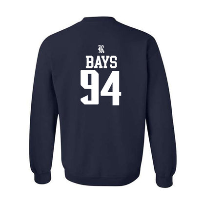 Rice - NCAA Football : Braden Bays - Classic Shersey Crewneck Sweatshirt-1