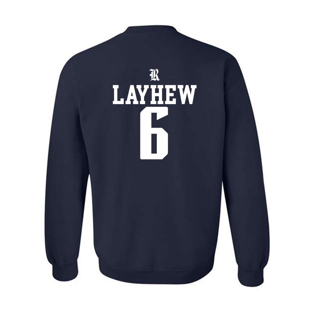 Rice - NCAA Baseball : LJ Layhew - Classic Shersey Crewneck Sweatshirt-1