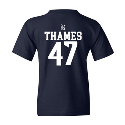 Rice - NCAA Football : Ty Thames - Classic Shersey Youth T-Shirt-1