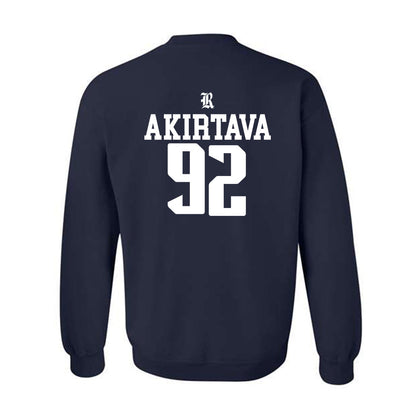 Rice - NCAA Football : Luca Akirtava - Classic Shersey Crewneck Sweatshirt-1