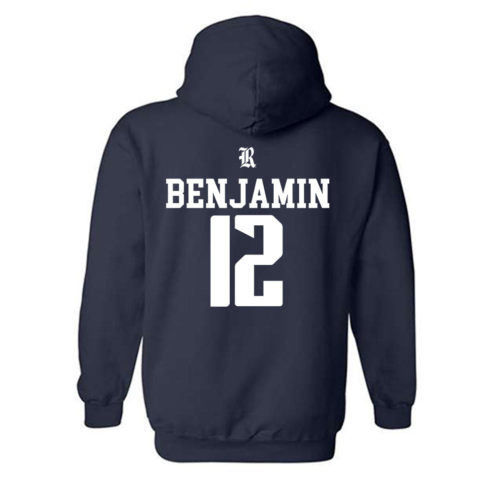 Rice - NCAA Football : Jamir Benjamin - Classic Shersey Hooded Sweatshirt-1