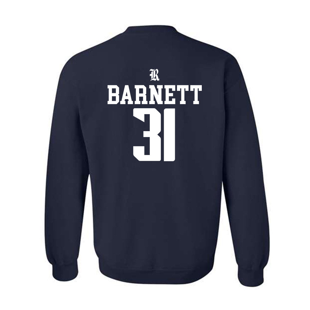 Rice - NCAA Football : Micah Barnett - Classic Shersey Crewneck Sweatshirt-1