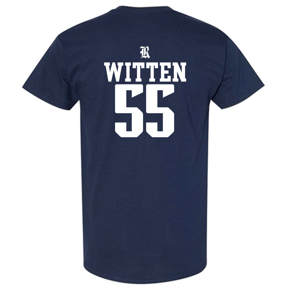 Rice - NCAA Football : CJ Witten - Classic Shersey T-Shirt-1