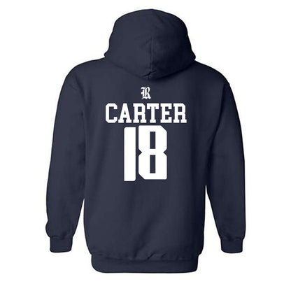 Rice - NCAA Football : Owen Carter - Classic Shersey Hooded Sweatshirt-1