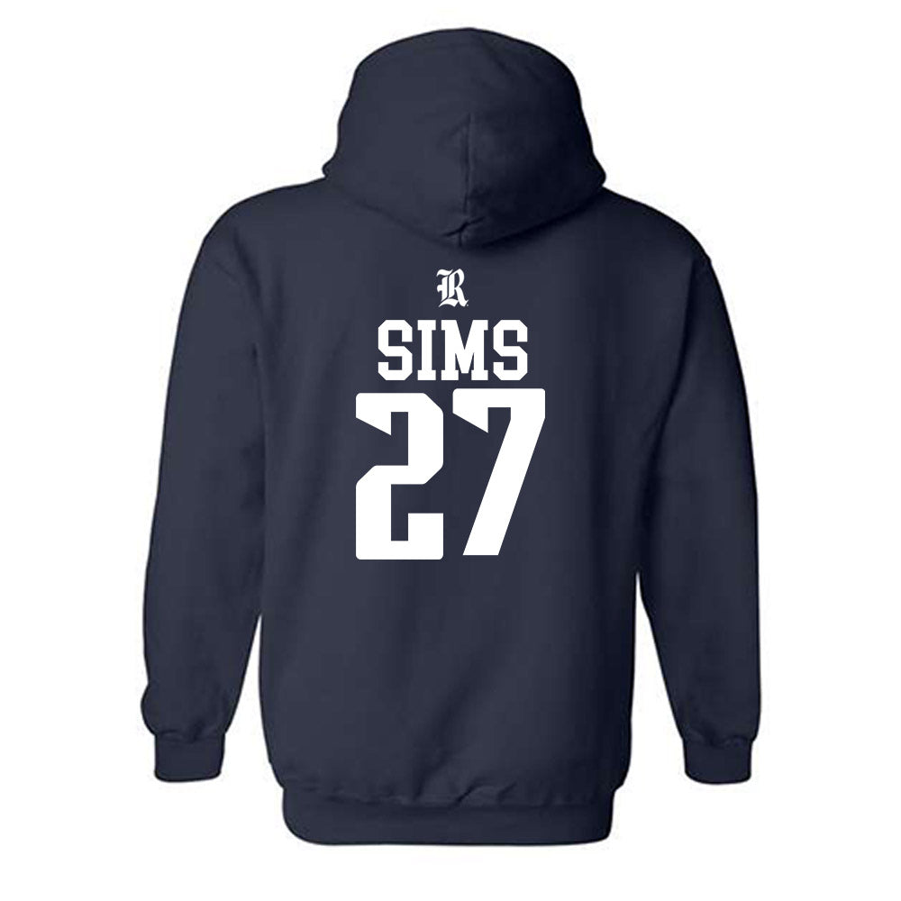 Rice - NCAA Football : Dionne Sims - Classic Shersey Hooded Sweatshirt-1