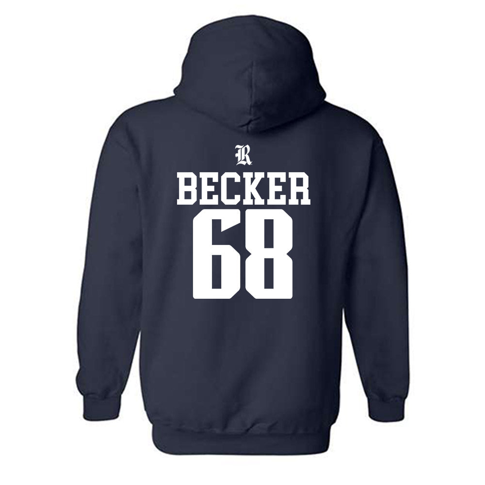 Rice - NCAA Football : Scott Becker - Classic Shersey Hooded Sweatshirt-1