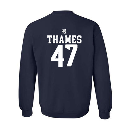 Rice - NCAA Football : Ty Thames - Classic Shersey Crewneck Sweatshirt-1