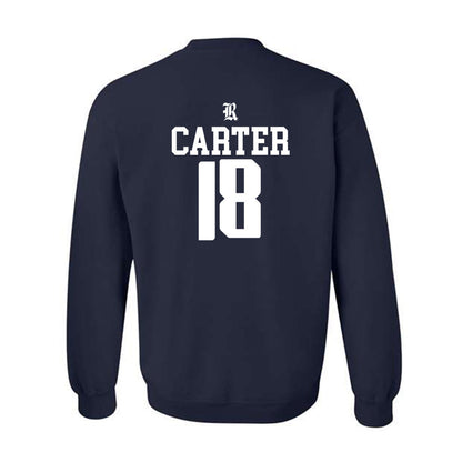 Rice - NCAA Football : Owen Carter - Classic Shersey Crewneck Sweatshirt-1