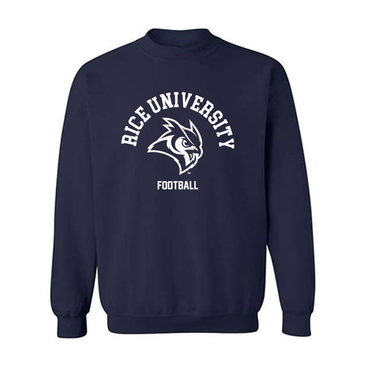Rice - NCAA Football : Quincy Tchikou - Classic Shersey Crewneck Sweatshirt-0