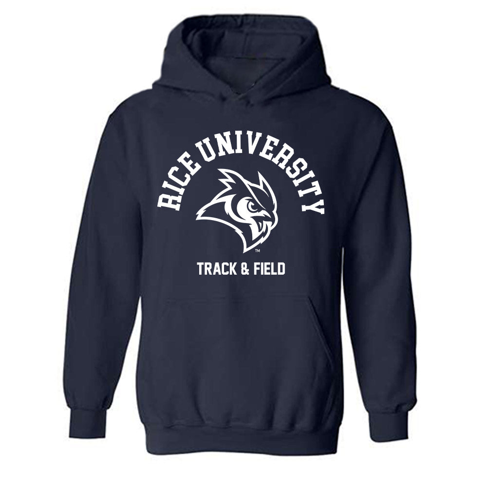 Rice - NCAA Men's Track & Field : Max Bacon - Classic Shersey Hooded Sweatshirt-0