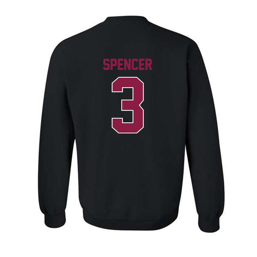 Virginia Tech - NCAA Football : Kaleb Spencer - Sports Shersey Crewneck Sweatshirt-1