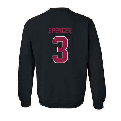 Virginia Tech - NCAA Football : Kaleb Spencer - Sports Shersey Crewneck Sweatshirt-1
