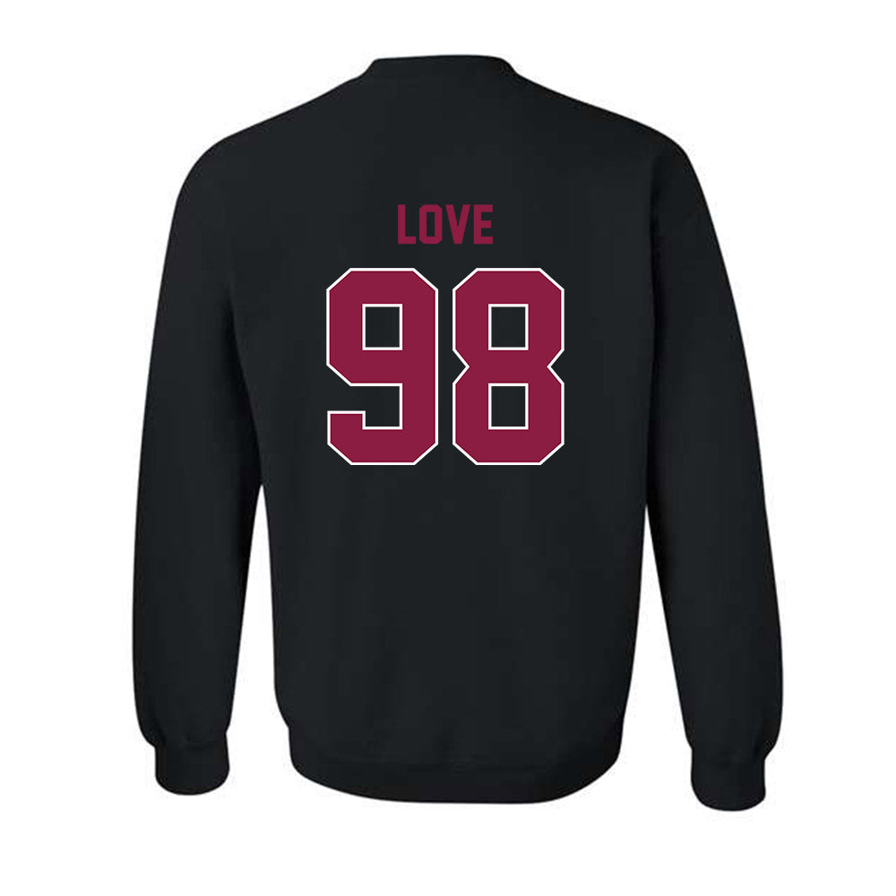 Virginia Tech - NCAA Football : Will Love - Sports Shersey Crewneck Sweatshirt-1