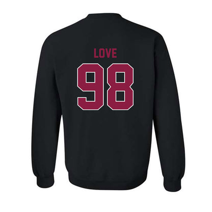 Virginia Tech - NCAA Football : Will Love - Sports Shersey Crewneck Sweatshirt-1