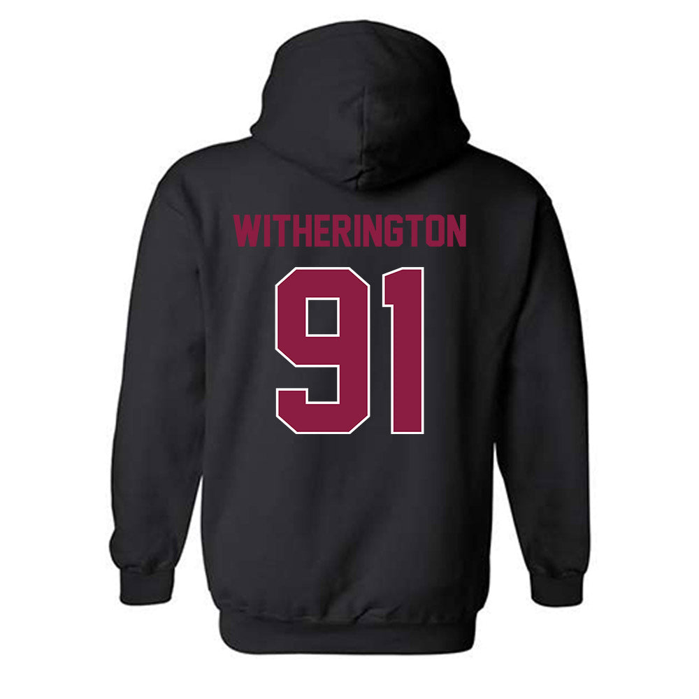 Virginia Tech - NCAA Football : Garrett Witherington - Sports Shersey Hooded Sweatshirt-1