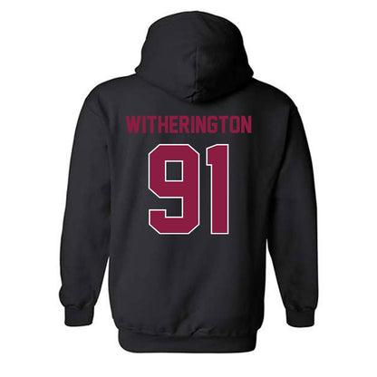 Virginia Tech - NCAA Football : Garrett Witherington - Sports Shersey Hooded Sweatshirt-1