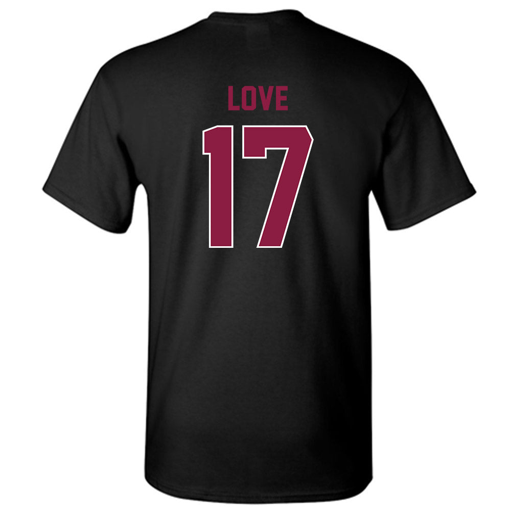 Virginia Tech - NCAA Football : John Love - Sports Shersey T-Shirt-1
