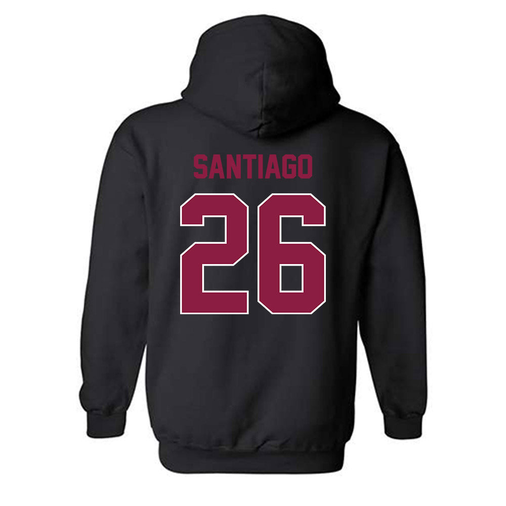 Virginia Tech - NCAA Football : Antwone Santiago - Sports Shersey Hooded Sweatshirt-1
