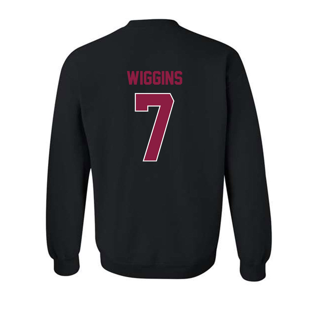 Virginia Tech - NCAA Football : Chanz Wiggins - Sports Shersey Crewneck Sweatshirt-1