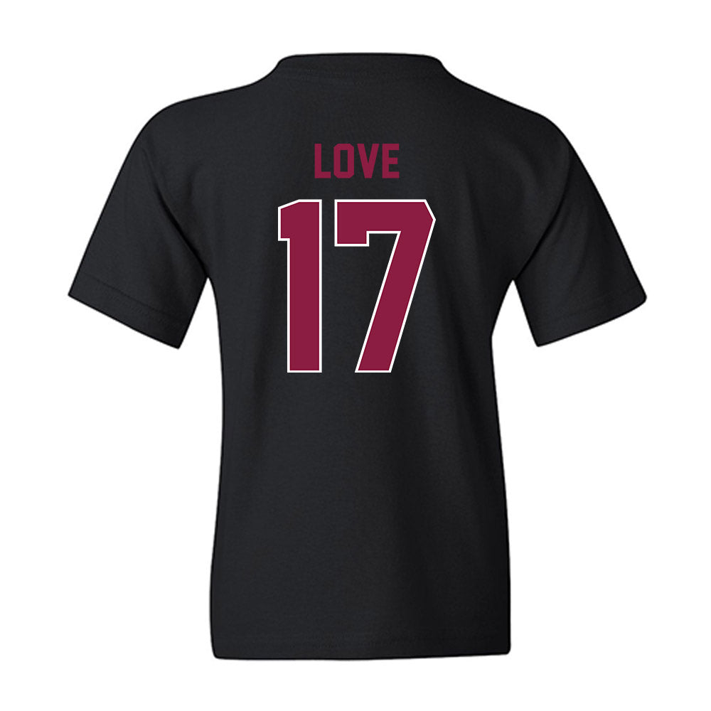 Virginia Tech - NCAA Football : John Love - Sports Shersey Youth T-Shirt-1