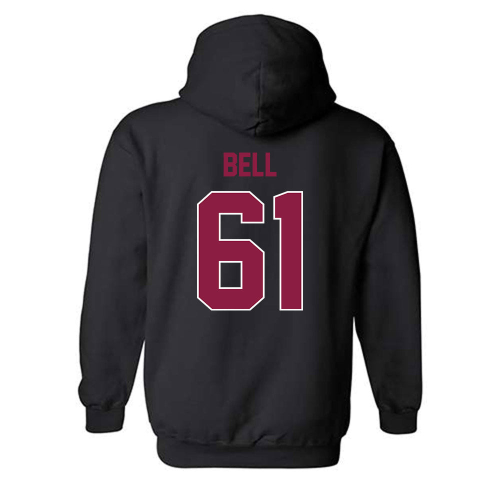 Virginia Tech - NCAA Football : Justin Bell - Sports Shersey Hooded Sweatshirt-1