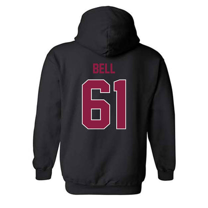 Virginia Tech - NCAA Football : Justin Bell - Sports Shersey Hooded Sweatshirt-1