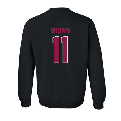 Virginia Tech - NCAA Football : Davion Brown - Sports Shersey Crewneck Sweatshirt-1