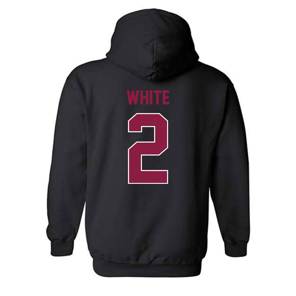 Virginia Tech - NCAA Football : Jaquez White - Sports Shersey Hooded Sweatshirt-1