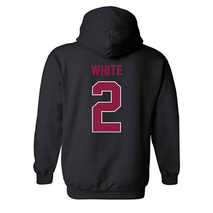 Virginia Tech - NCAA Football : Jaquez White - Sports Shersey Hooded Sweatshirt-1