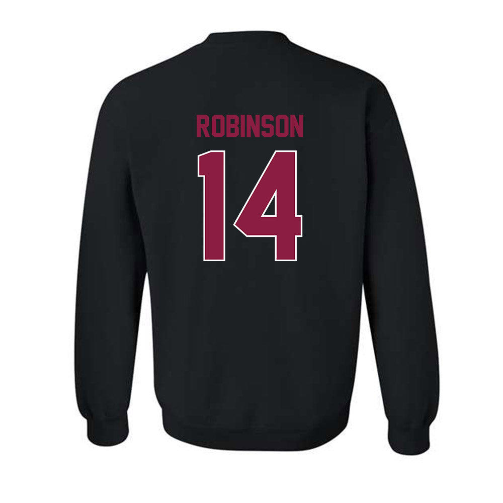 Virginia Tech - NCAA Football : Sheldon Robinson - Sports Shersey Crewneck Sweatshirt-1
