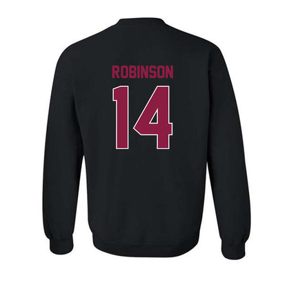 Virginia Tech - NCAA Football : Sheldon Robinson - Sports Shersey Crewneck Sweatshirt-1