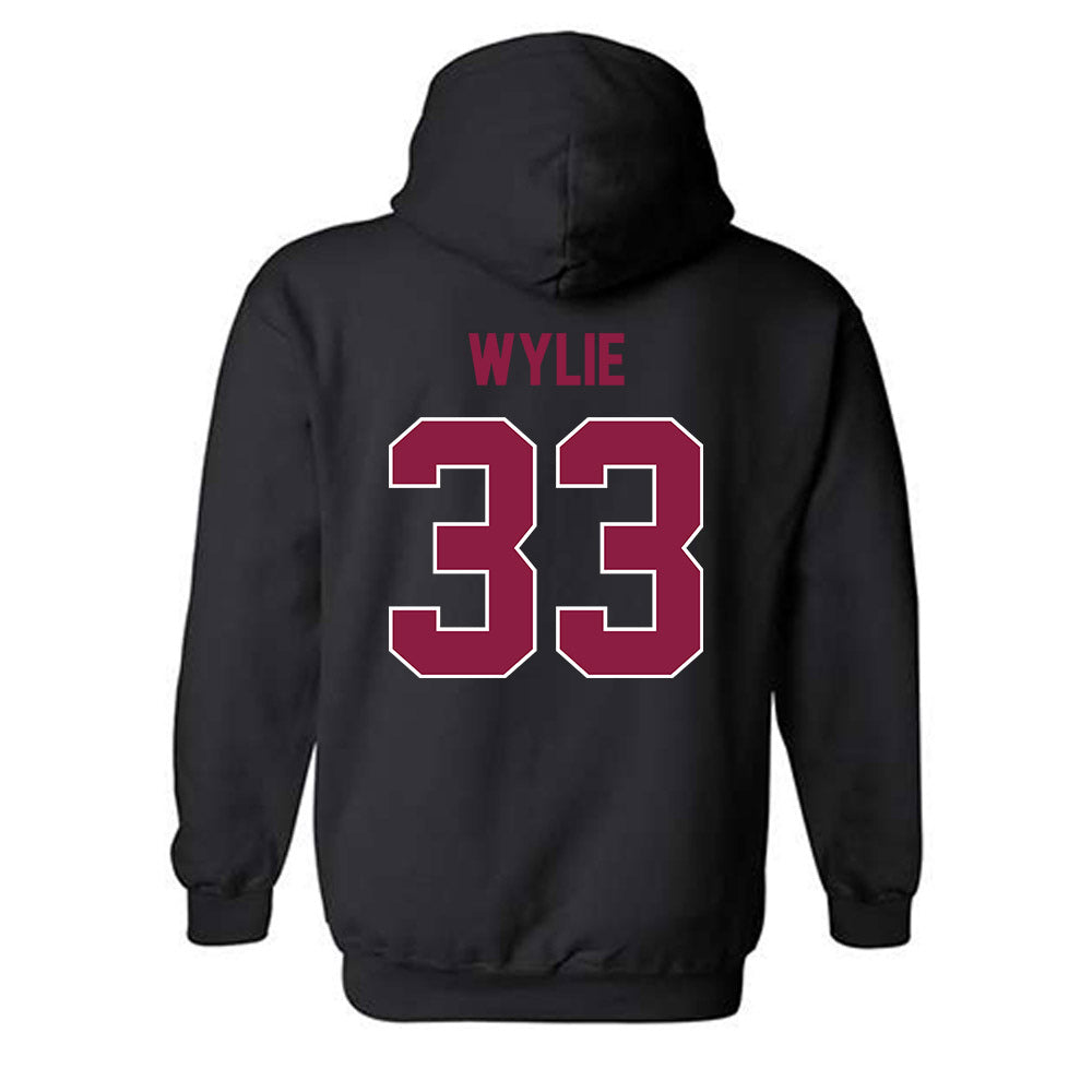 Virginia Tech - NCAA Football : Keon Wylie - Sports Shersey Hooded Sweatshirt-1