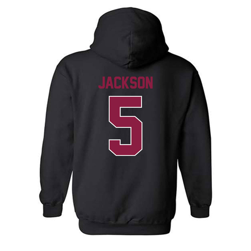 Virginia Tech - NCAA Football : Marlion Jackson - Sports Shersey Hooded Sweatshirt-1