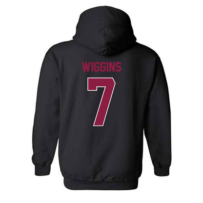 Virginia Tech - NCAA Football : Chanz Wiggins - Sports Shersey Hooded Sweatshirt-1