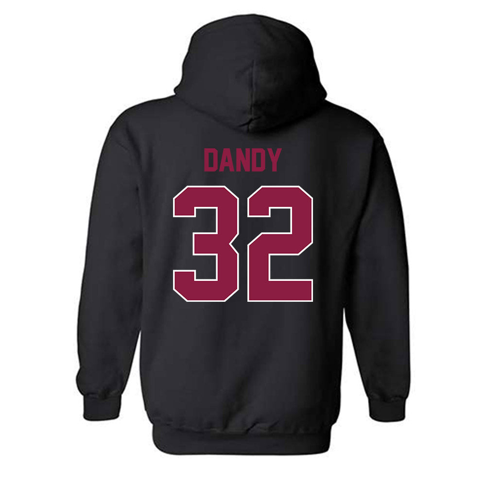 Virginia Tech - NCAA Football : Deric Dandy - Sports Shersey Hooded Sweatshirt-1