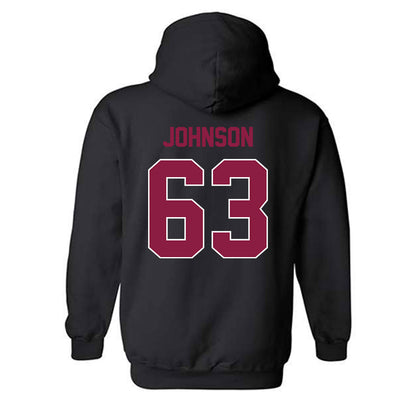 Virginia Tech - NCAA Football : Kamren Johnson - Sports Shersey Hooded Sweatshirt-1