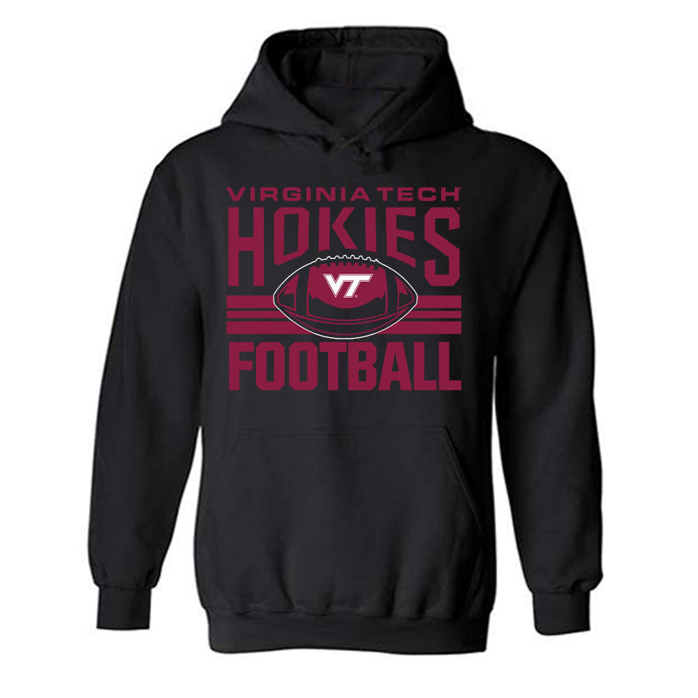 Virginia Tech - NCAA Football : Cole Reemsnyder - Sports Shersey Hooded Sweatshirt-0