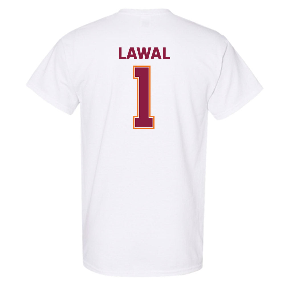 Virginia Tech - NCAA Men's Basketball : Tobi Lawal - Sports Shersey T-Shirt-1