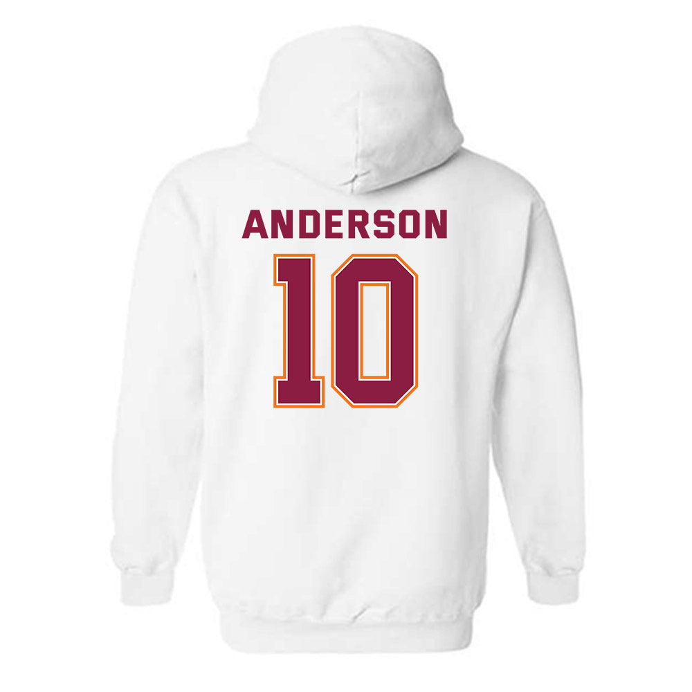 Virginia Tech - NCAA Women's Basketball : Kaleo Anderson - Sports Shersey Hooded Sweatshirt-1