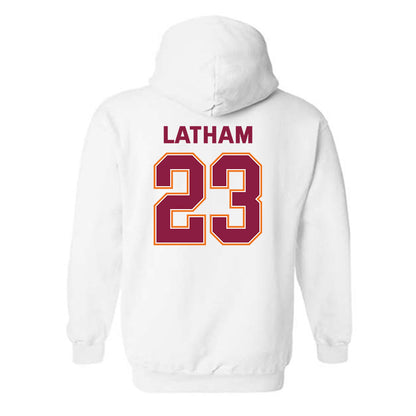 Virginia Tech - NCAA Women's Basketball : Alyssa Latham - Sports Shersey Hooded Sweatshirt-1