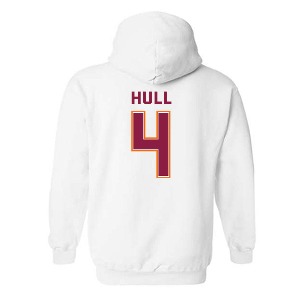 Virginia Tech - NCAA Men's Basketball : Ned Hull - Sports Shersey Hooded Sweatshirt-1