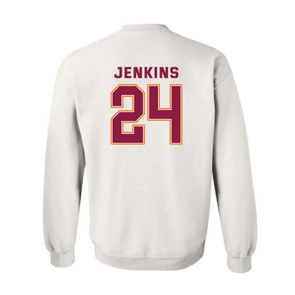 Virginia Tech - NCAA Women's Basketball : Amani Jenkins - Sports Shersey Crewneck Sweatshirt-1