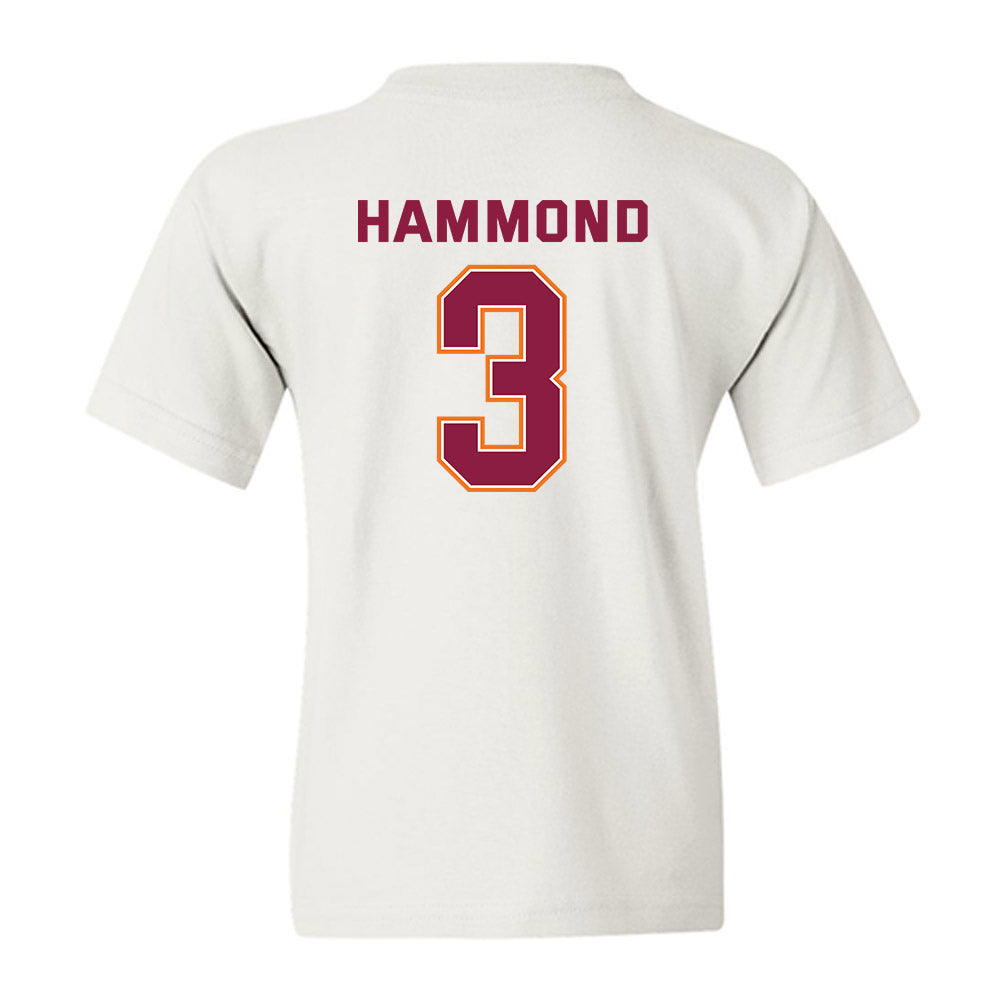 Virginia Tech - NCAA Men's Basketball : Ben Hammond - Sports Shersey Youth T-Shirt-1