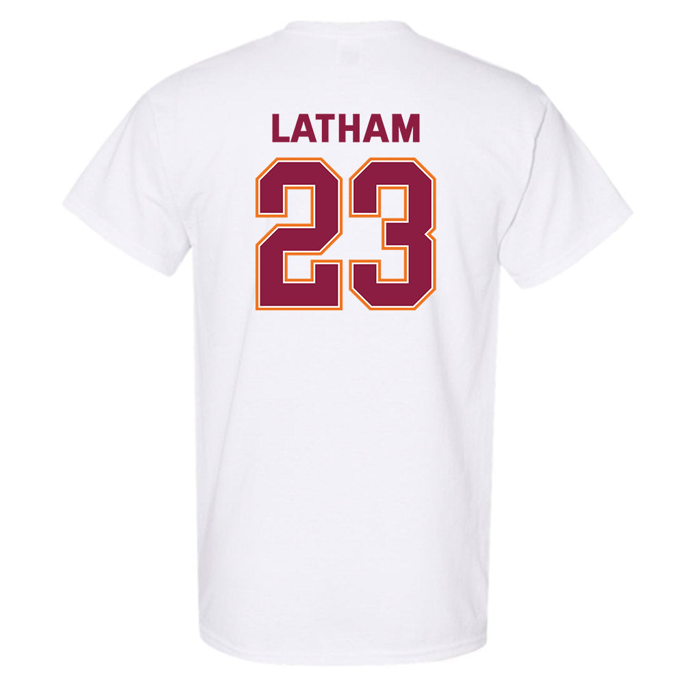 Virginia Tech - NCAA Women's Basketball : Alyssa Latham - Sports Shersey T-Shirt-1