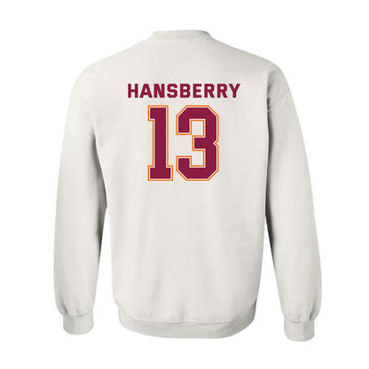 Virginia Tech - NCAA Men's Basketball : Amani Hansberry - Sports Shersey Crewneck Sweatshirt-1
