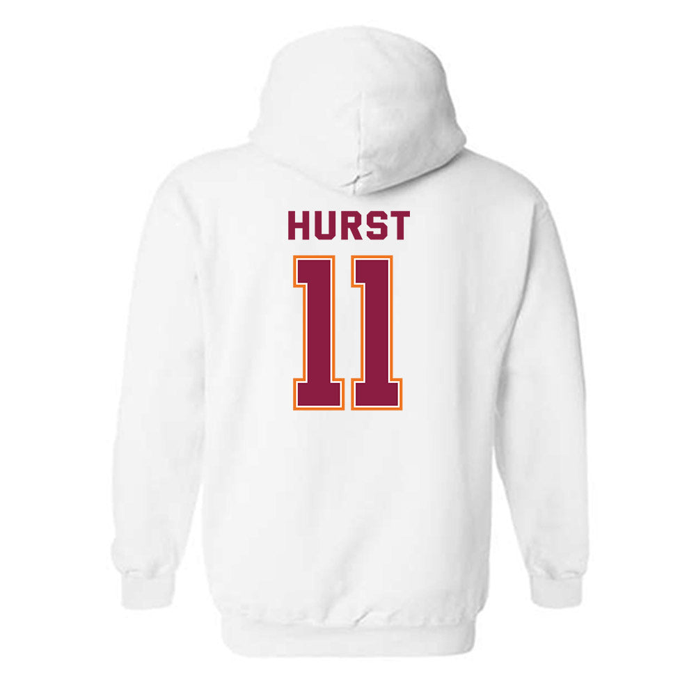 Virginia Tech - NCAA Women's Basketball : Lauren Hurst - Sports Shersey Hooded Sweatshirt-1