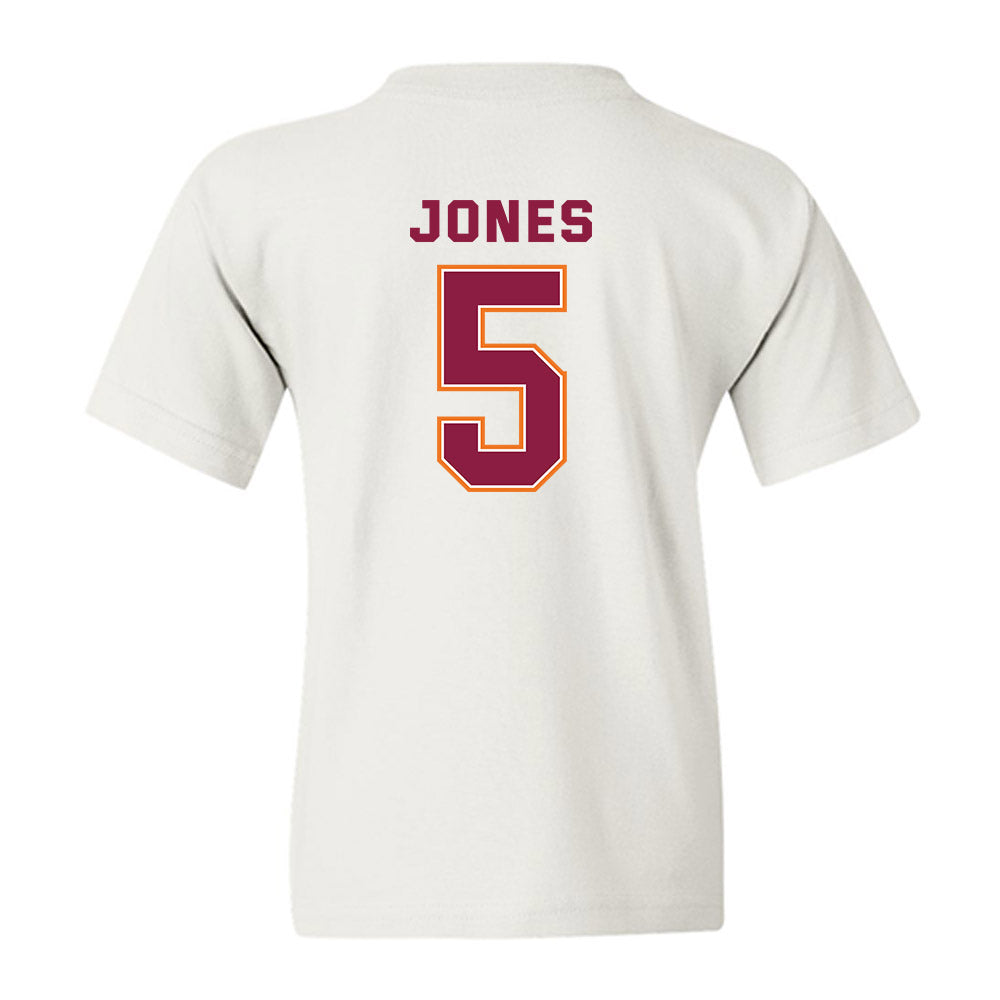 Virginia Tech - NCAA Men's Basketball : SinCere Jones - Sports Shersey Youth T-Shirt-1