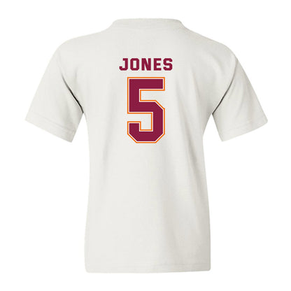 Virginia Tech - NCAA Men's Basketball : SinCere Jones - Sports Shersey Youth T-Shirt-1